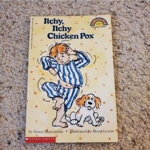 itchy itchy chicken pox children's book. Good condition pre loved